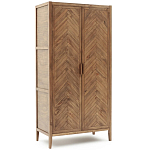 Шкаф из массива сосны с орнаментом "Ёлочка" Geometric Ornament варинант исполнения - 2 | Loft Concept в Казани