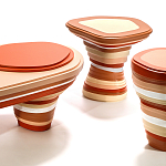 Комплект кофейных столиков Vorlon Desert three tables варинант исполнения - 4 | Loft Concept в Казани