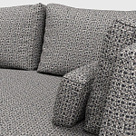 Мебельная ткань Шенилл серый цвет 142 см T4-46 варинант исполнения - 8 | Loft Concept в Казани