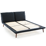 Двуспальная кровать с мягким изголовьем Daniel Bed варинант исполнения - 5 | Loft Concept в Казани