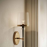 Бра настенное с прозрачным стеклянным абажуром Simple Pure Form варинант исполнения - 5 | Loft Concept в Казани