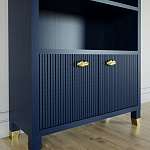 Книжный Стеллаж Elsa Dreams Blue с задней стенкой варинант исполнения - 1 | Loft Concept в Казани