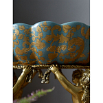 Чаша с орнаментом на бронзовых ножках в виде ангелов Eden Garden варинант исполнения - 8 | Loft Concept в Казани