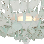 Люстра круглая с каскадом из декоративных элементов Sea Glass варинант исполнения - 3 | Loft Concept в Казани