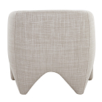 Дизайнерское кресло мягкое в белой обивке White Canvas варинант исполнения - 3 | Loft Concept в Казани