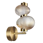 Бра с 2-мя рифлеными стеклянными шарами Marcelh Light варинант исполнения - 5 | Loft Concept в Казани