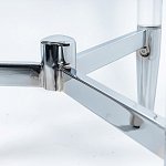 Приставной столик со стеклянной столешницей Deimos варинант исполнения - 4 | Loft Concept в Казани