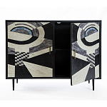 Буфет в гостиную с инкрустацией  Bone Inlay sideboard - 2 doors варинант исполнения - 3 | Loft Concept в Казани