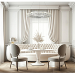 Люстра кольцевая с текстурной огранкой Reflection of Reality варинант исполнения - 5 | Loft Concept в Казани