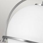 Потолочный светильник с плафоном в форме белого матового шара Hinkley варинант исполнения - 11 | Loft Concept в Казани