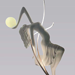 Торшер белая статуэтка Девушка Girl Carries Light Balls варинант исполнения - 2 | Loft Concept в Казани