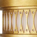 Потолочный светильник с фактурным золотым каркасом Exceptional Classic Design варинант исполнения - 2 | Loft Concept в Казани