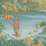 Обои ручная роспись Le Brésil Paille варинант исполнения - 3 | Loft Concept в Казани