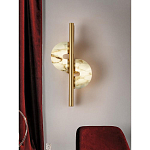 Бра  с фигурным мраморным рассеивателем Spiral of Warm Light варинант исполнения - 7 | Loft Concept в Казани