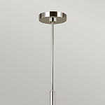 Люстра с 6-ю лампами на тонких изогнутых рожках в современном стиле Feiss варинант исполнения - 9 | Loft Concept в Казани