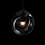 Подвесной светильник Selene Glass Ball Ceiling Lights Black  40 cm варинант исполнения - 2 | Loft Concept в Казани