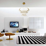 Люстра подвесная с 3-мя кольцевыми светодиодными лампами Catcher варинант исполнения - 2 | Loft Concept в Казани