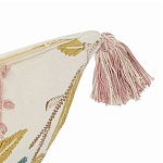 Чехол на подушку с кисточками и вышивкой птиц Ethnic mix Birds Rect варинант исполнения - 2 | Loft Concept в Казани