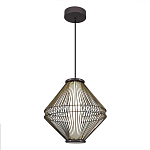 Подвесной светильник с плетеным металлическим каркасом Metal Interweaving варинант исполнения - 1 | Loft Concept в Казани