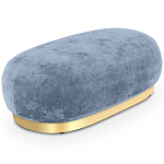 Длинный овальный пуф Ambrose Soft Oval Pouf варинант исполнения - 1 | Loft Concept в Казани