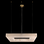 Люстра с квадратным каменным плафоном Calcite Square Light варинант исполнения - 2 | Loft Concept в Казани