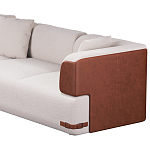 Трехместный диван Richmond с кожаной отделкой варинант исполнения - 6 | Loft Concept в Казани