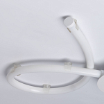 Люстра белого цвета с тремя изогнутыми светодиоидными плафонами Luke Lampco Tracer Lamp варинант исполнения - 8 | Loft Concept в Казани