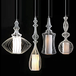 Подвесной светильник Wire Dream Pendant 3 Белый варинант исполнения - 1 | Loft Concept в Казани