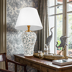 Настольная лампа с цветочной росписью Lamp Flower Painting варинант исполнения - 5 | Loft Concept в Казани