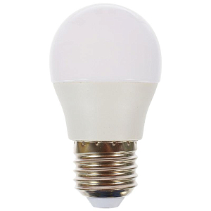 Белая матовая лампочка LED E27 4W