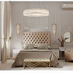 Бра с каскадом из прозрачного хрусталя и корпусом золотого цвета Constant Sparks варинант исполнения - 6 | Loft Concept в Казани