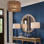 Настольная лампа с корпусом из цветков колокольчика Cascade of Blue Flowers варинант исполнения - 3 | Loft Concept в Казани