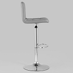 Барный стул с сиденьем серого цвета Honory варинант исполнения - 2 | Loft Concept в Казани