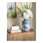 Ваза с мотивами цветущего сада с попугаями Vase Inspired by Nature варинант исполнения - 4 | Loft Concept в Казани