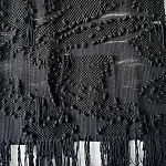 Гобелен из шерсти мериноса с узелками Ночь  варинант исполнения - 1 | Loft Concept в Казани