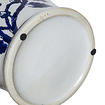 Ваза с крышкой и синим цветочным узором Blue & White Ornament  варинант исполнения - 4 | Loft Concept в Казани