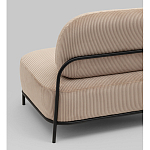 Диван Стоун велюр рельефный бежевый варинант исполнения - 4 | Loft Concept в Казани