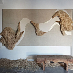 Декор настенный в Эко стиле Малибу wall panel Malibu Abstraction варинант исполнения - 1 | Loft Concept в Казани