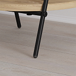 Стол приставной с 2-мя круглыми столешницами из дерева ESSEL OAK варинант исполнения - 2 | Loft Concept в Казани