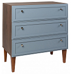 Комод серый из массива бука с 3-мя ящиками Wenge Light варинант исполнения - 1 | Loft Concept в Казани