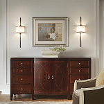 Бра вертикальное с белым полукруглым плафоном и длинным стержнем S Kichler варинант исполнения - 15 | Loft Concept в Казани