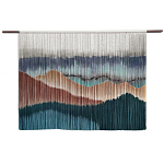 Современное Панно на стену из нитей Mountains at Sunset Горы на Закате  варинант исполнения - 2 | Loft Concept в Казани