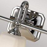 Бра для ванных комнат с квадратными матовыми плафонами на основании цвета хром Feiss варинант исполнения - 7 | Loft Concept в Казани