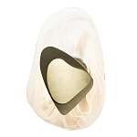 Бра овальное из стекла с золотым элементом Flow Texture  варинант исполнения - 4 | Loft Concept в Казани