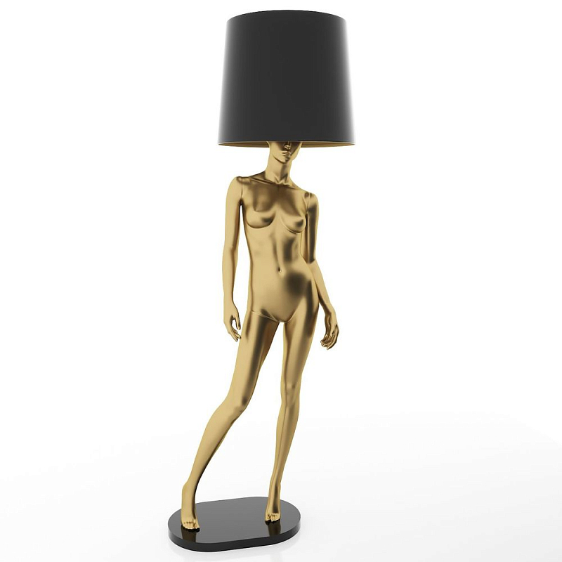 Лампа MANNEQUIN LAMP с абажуром изгибы тела Глянцевый черный Черный матовый Глянцевый белый Белый матовый Серый матовый Золотой Красный в Казани | Loft Concept 