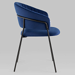 Стул в велюре синего цвета Horizon варинант исполнения - 2 | Loft Concept в Казани