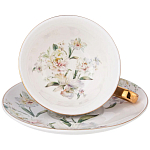 Чайный набор из фарфора на 6 персон Grey Tea Porcelain Set варинант исполнения - 1 | Loft Concept в Казани