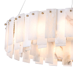 Люстра круглая декорированная натуральным камнем Stone Interior Accent варинант исполнения - 3 | Loft Concept в Казани