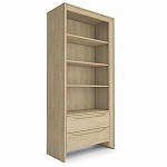  Стеллаж 2 ящика 4 открытые полки Flowchart 90 см варинант исполнения - 2 | Loft Concept в Казани