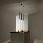 Подвсеной светильник светодиодный металлический цилиндрической формы Высота 60см Trumpet tube варинант исполнения - 5 | Loft Concept в Казани